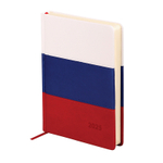 Подарочный набор:Шариковая ручка Parker Jotter Russia SE, цвет: St. Steel GT и Ежедневник датир. триколор