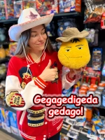 Мягкая игрушка мем Стоять Наггетс Ковбой