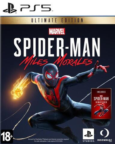 MARVEL Человек-Паук: Майлз Моралес Ultimate Edition [PS5] New