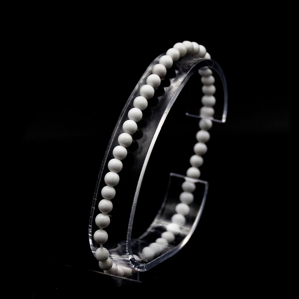 Браслет "Келли 4" кварцит белый