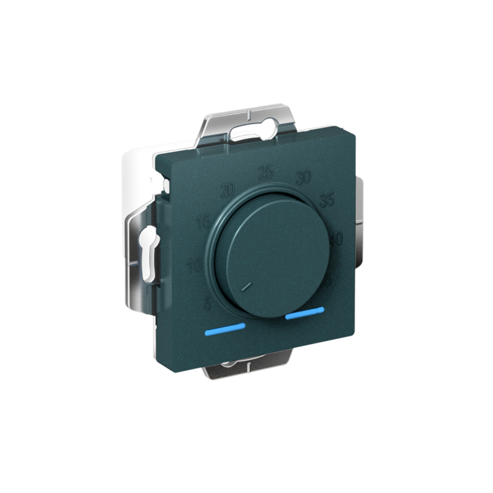 Механизм термостата ATLASDESIGN электрон. теплого пола с датчиком 10А изумруд SchE ATN000835