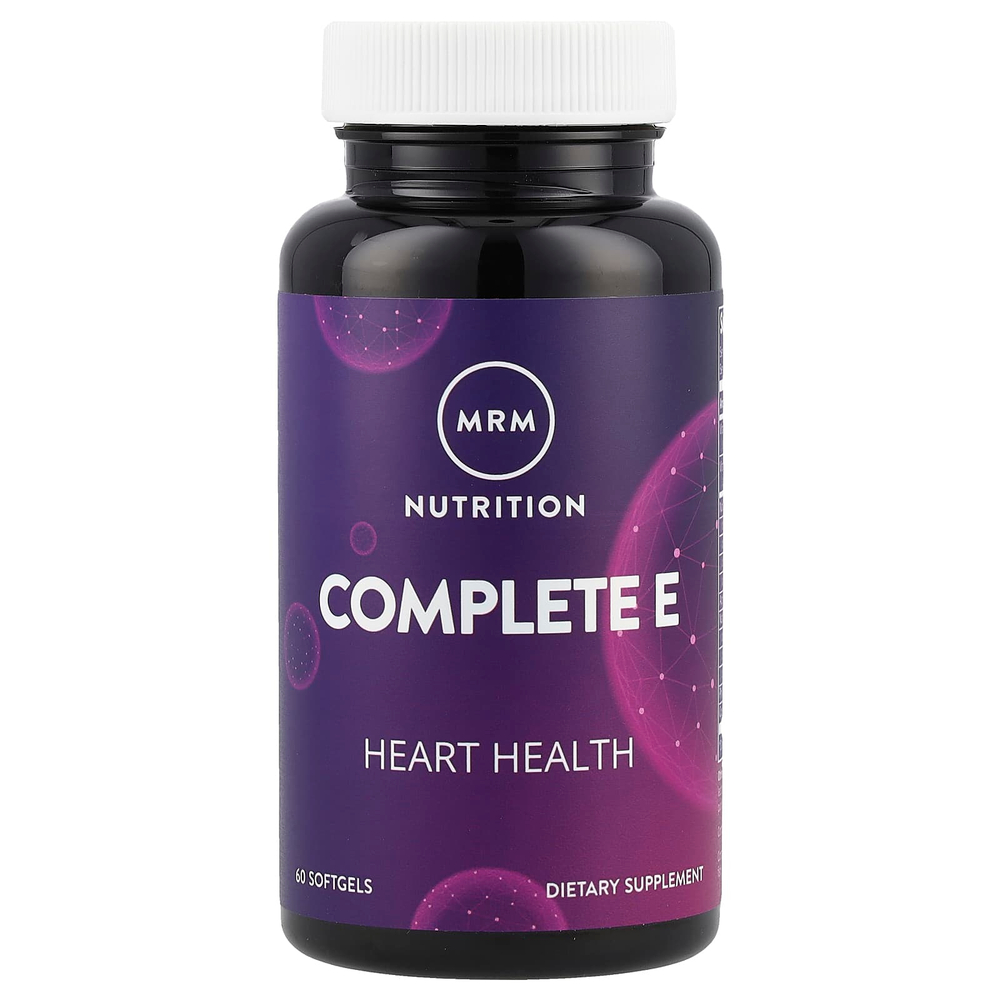 MRM Nutrition, комплекс с витамином E, 60 мягких таблеток