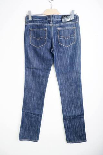 Джинсы темного оттенка, маркировка 29, визуально на 44/46 размер