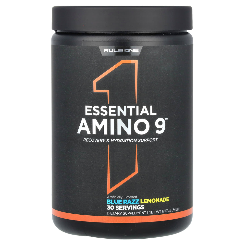 Rule One Proteins, Essential Amino 9, лимонад с голубой малиной, 345 г (12,17 унции)