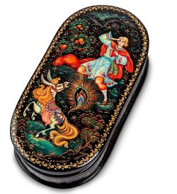 Народные промыслы ШК-45/17 Шкатулка «Конек горбунок» исп. Орлова