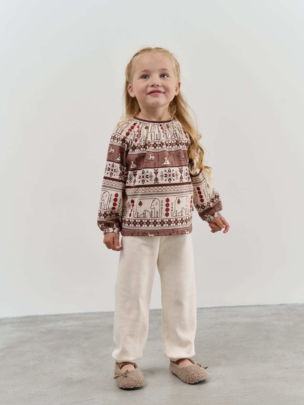 Пижама для девочек "Лесные сказки" 0+