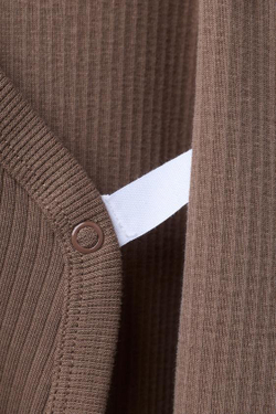 ZARA КОМБИНЕЗОН КИМОНО, КОРИЧНЕВЫЙ