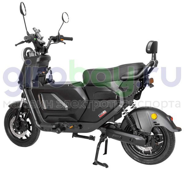 Электроскутер SAIGE GT1 ( 1500W ) 60V/50Ah - Черный фото №2