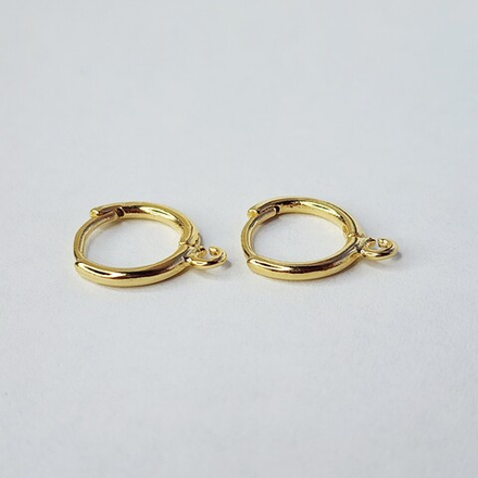 Ювелирные швензы колечки, позолота, люкс фурнитура