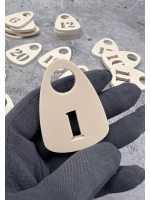 Номерки для гардероба прорезные