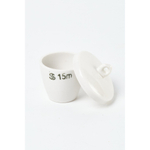 Тигель керамический, 15 мл, средняя стенка