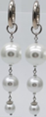 91001220 Серьги SELENA PEARLS