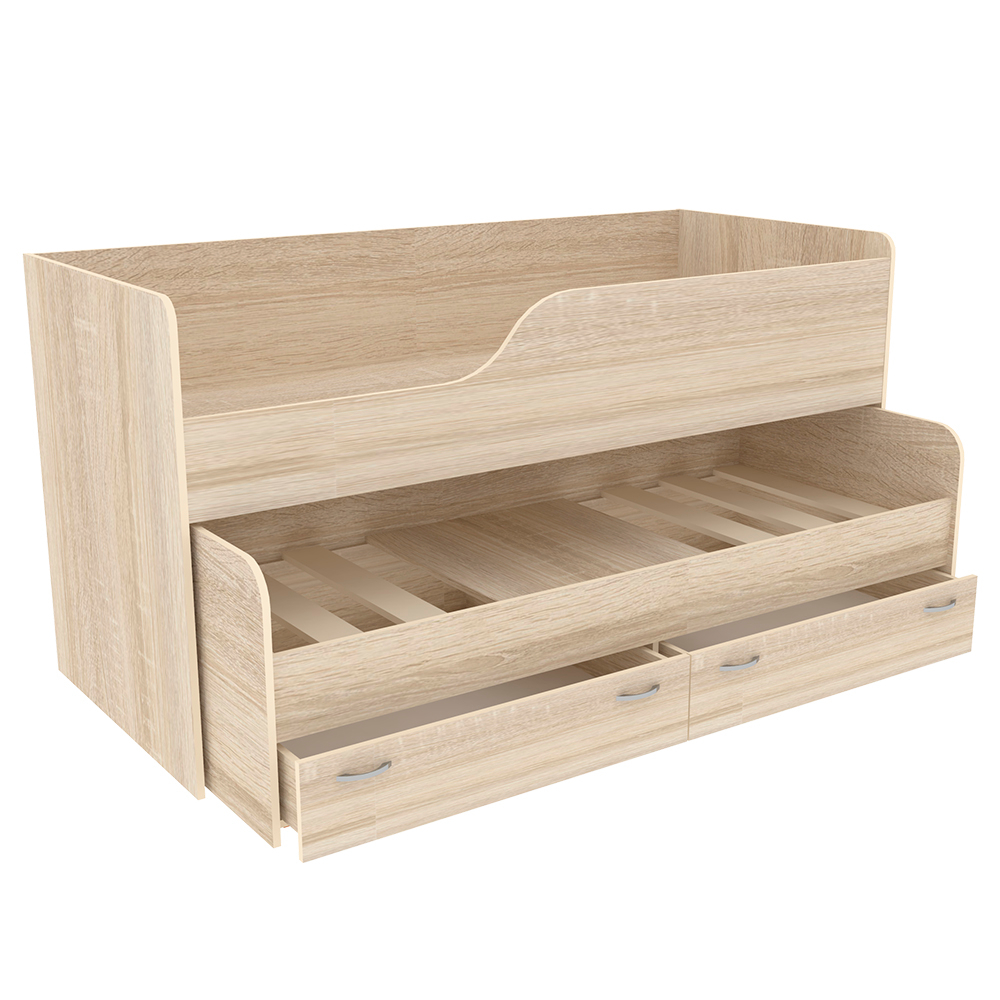 Двухъярусная кровать КарИВи Дуэт-2 Дуб Сонома Дуб Сонома