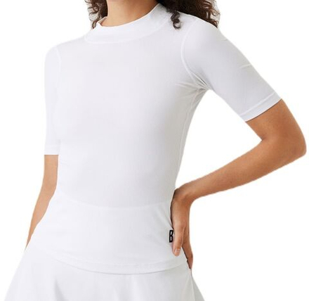 Женская теннисная футболка Björn Borg Ace Rib T-Shirt - белый