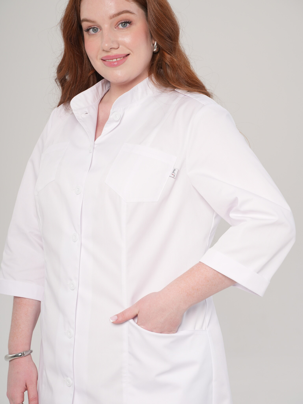 Халат медицинский женский | Х-224 3/4 сатори