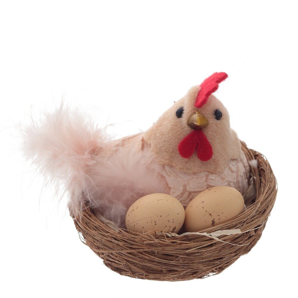 GAEM Изделие декоративное "Гнездо пасхальное", L8 W7 H8 см, 2в.