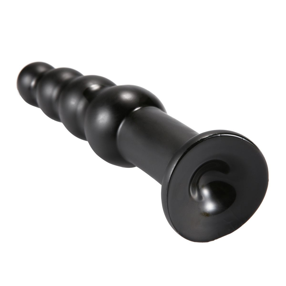 Черный анальный стимулятор X-men - 27 см. (Цвет: черный)