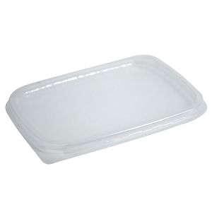 Крышка контейнера Upax-Unity полупрозрачная 108*82*3 мм (500 мл) 100 шт/уп 1 000 уп/кор