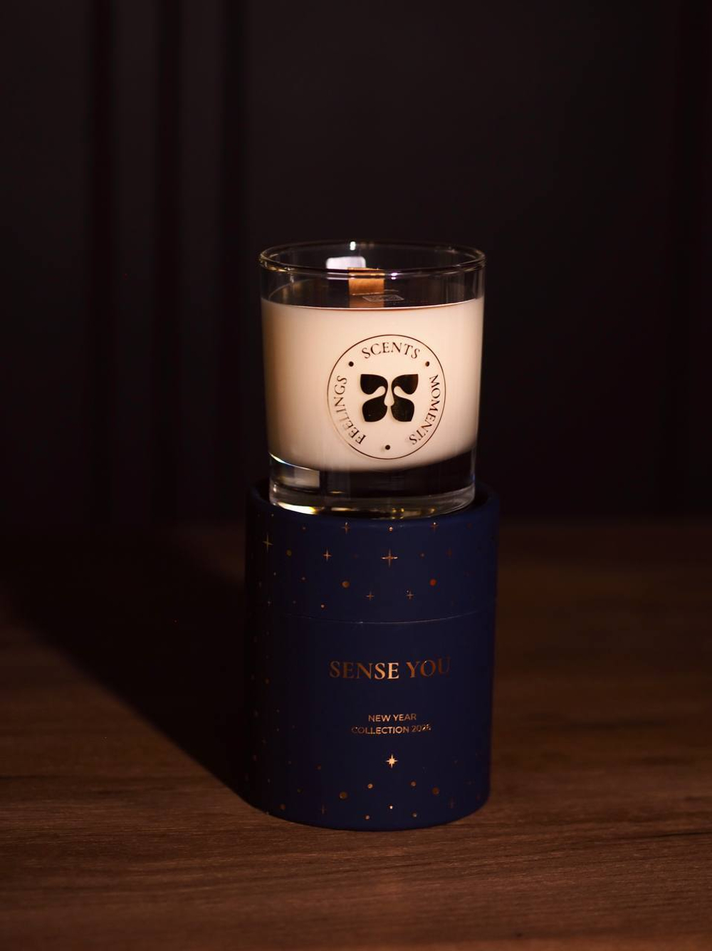 Свеча в стеклянном стакане 320 мл, «Глинтвейн»