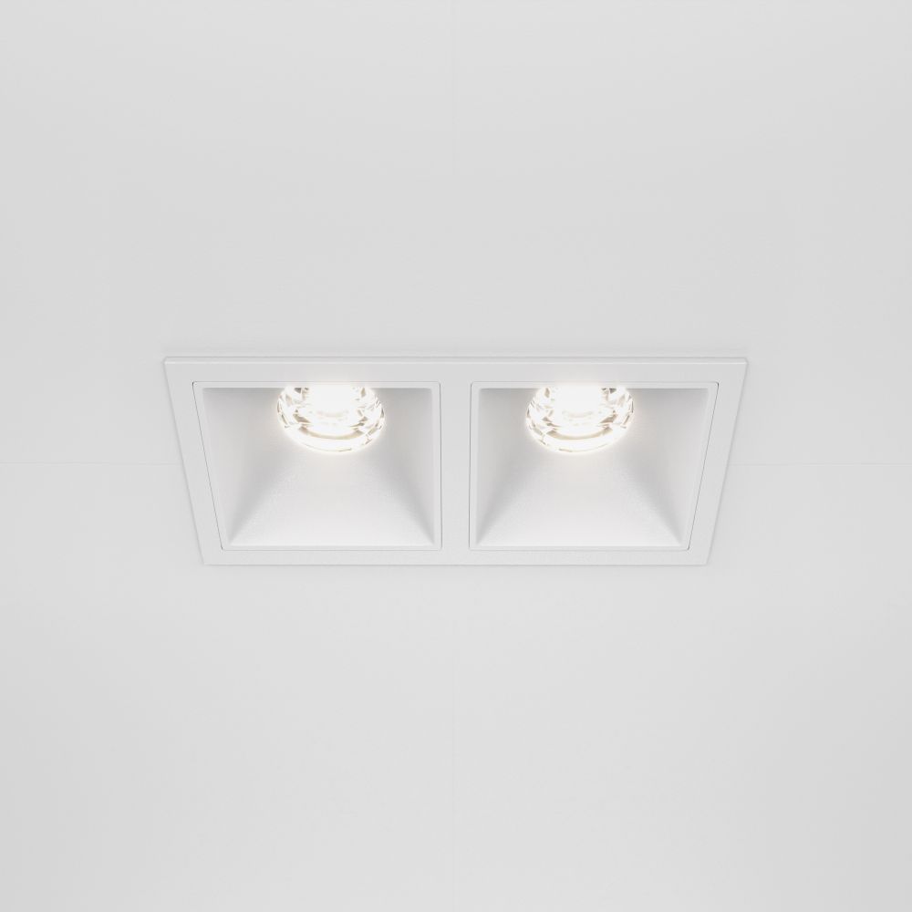 Модульный встраиваемый светодиодный светильник Maytoni Alfa LED DL043-02-10W4K-SQ-W