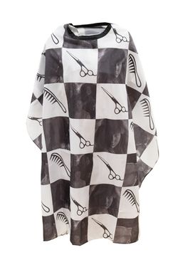 Накидка c серым рисунком на липучке  (125х150см) h10860