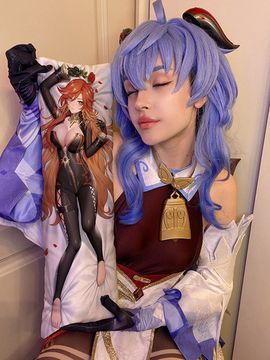 Мини дакимакура Мавуика Геншин Импакт арт. M1317, 60х20 см