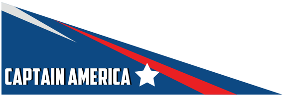 Наклейка для детского электромобиля Капитан Америка