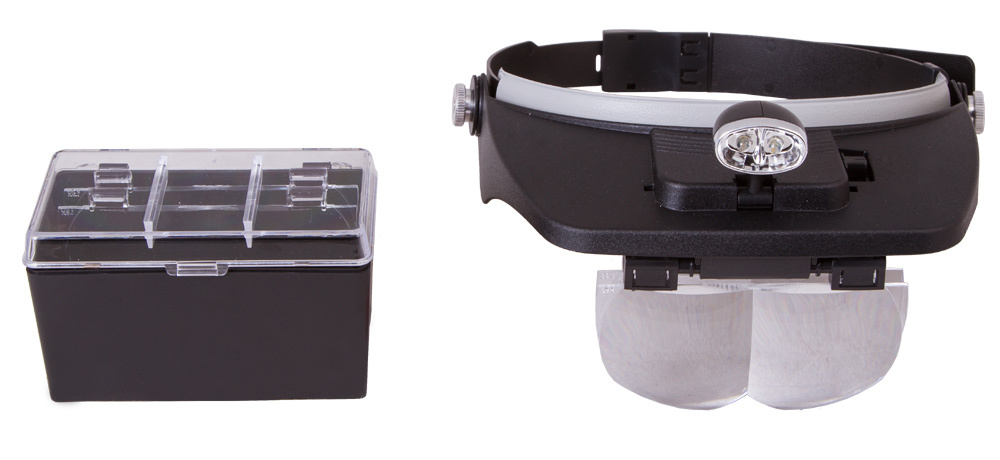 Лупа налобная Levenhuk Zeno Vizor H3 - фото 9