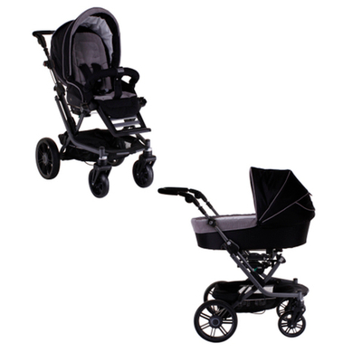 Коляска 2 в 1 Teutonia Mistral S (черное шасси)