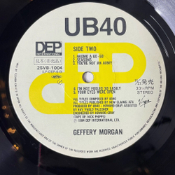 Винтажная виниловая пластинка LP UB 40 Geffery Morgan (Japan 1984) (Obi) (Promo)