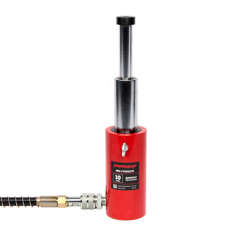 HRH-CY0201270 Гидравлический цилиндр (домкрат), многоступенчатый, однополостной 10 т, ход 270 мм