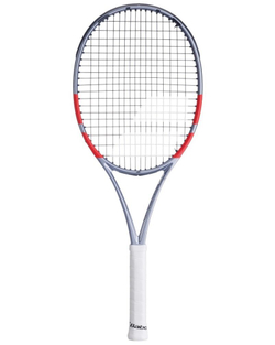 Теннисная ракетка Babolat Pure Strike 100 16/19 4-gen - grey/fluo strike + струны