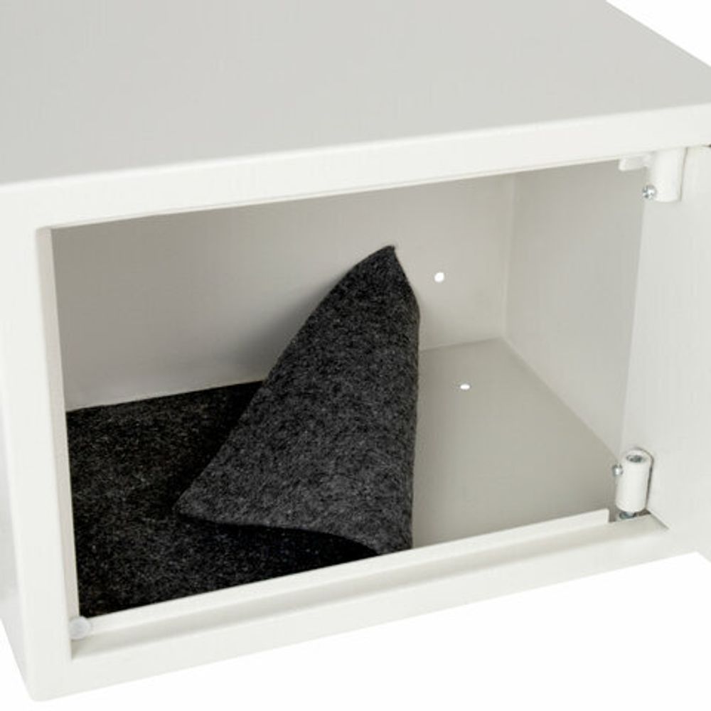 Сейф мебельный DASWERK SC-250KL (250х350х250 мм), ключевой замок, бежевый, 291344