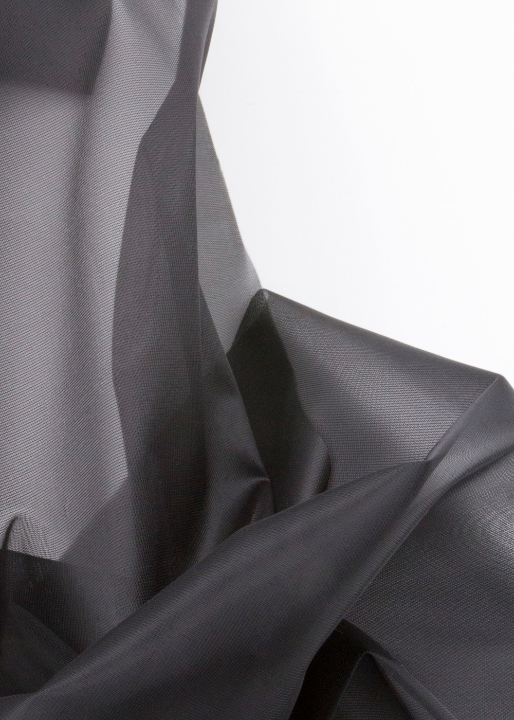 Сетка корсетная черная жесткая неэластичная метражом (Турция)