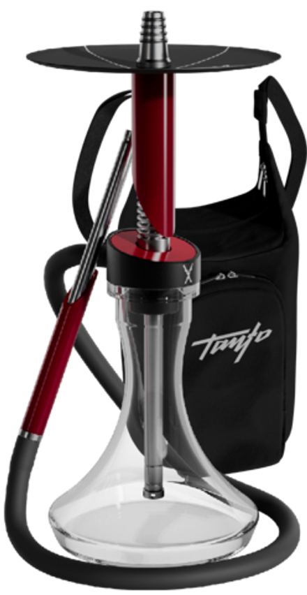 Кальян TANTO mini бордовый (В СУМКЕ)