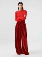 Брюки палаццо бархатные OLA OLA