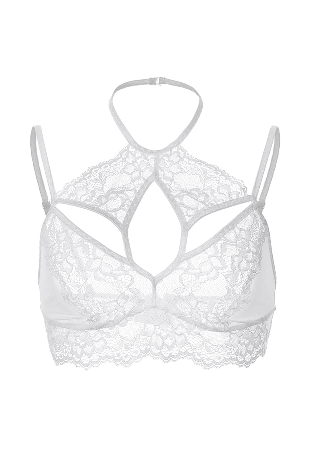 Бралетт удлиненный Erolanta Nelly белый 46-48