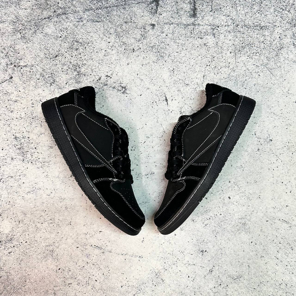 Кроссовки Nike Air Jordan 1 & Travis Scott Low Black Phantom 1