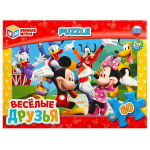 Пазл 60эл. "Весёлые друзья" коробка 4650250599975 (Умные игры)