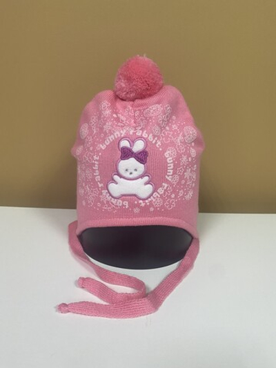 Шапка демисезонная для девочки "Прикиндер" розовая, размер 44-46