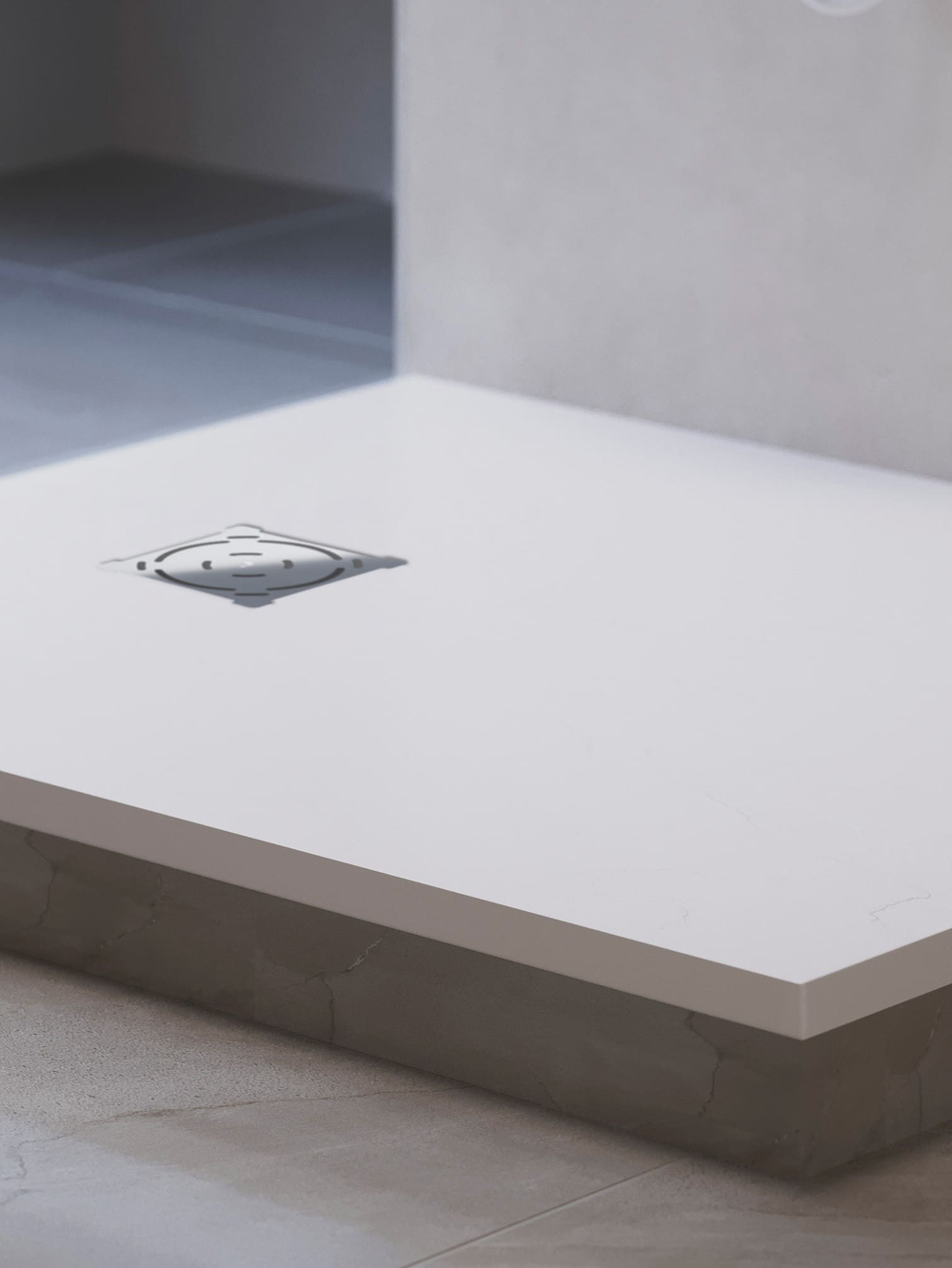 Душевой поддон прямоугольный RGW ST-W Белый (900x1500)