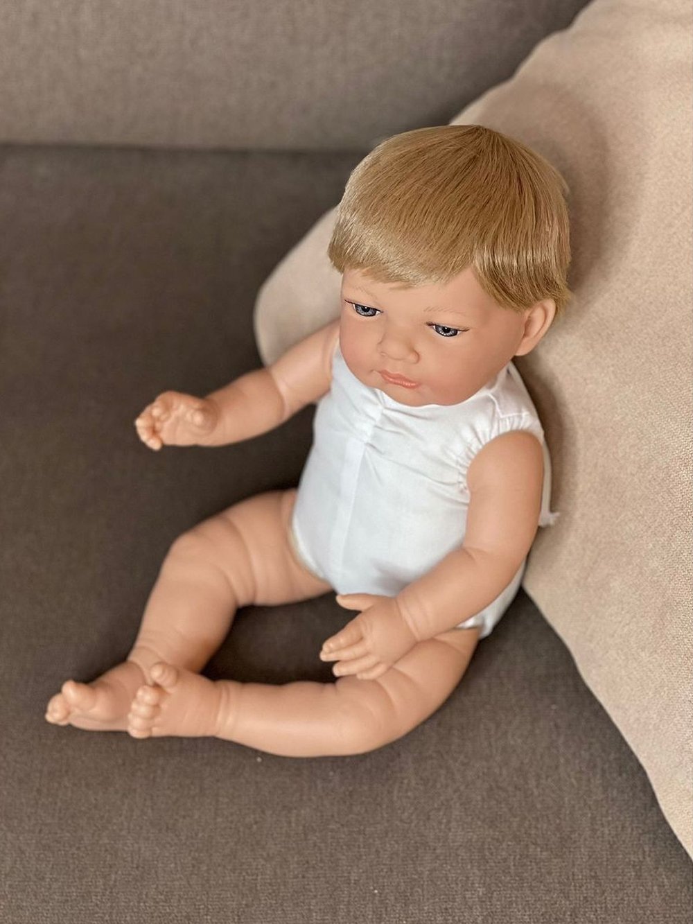 Кукла Marina and Paula 42cм Baby мягконабивная без одежды (M22)