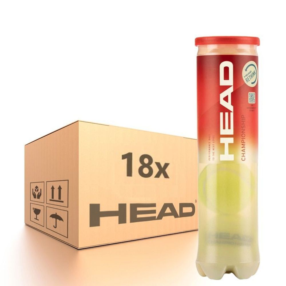 Упаковка теннисных мячей Head Championship - 18 x 4B
