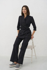 Блуза женская м288 liberty комфорт черный53