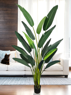 Большое искусственное растение для гостиной с высокими потолками — декоративное искусственное растение для дома и интерьера