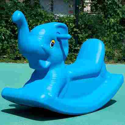 Качалка балансир Для Помещений «Слоник» Голубой