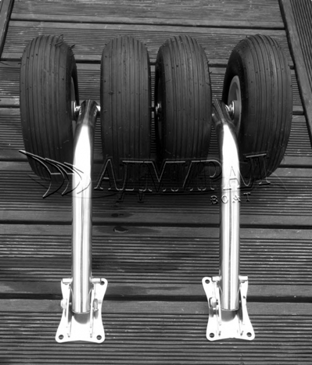 Шасси лодочные ДВОЙНЫЕ (Быстросъемные)