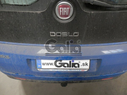 Фаркоп оцинкованный Galia F111A для FIAT Doblo 2010-, Opel Combo 2012-(паспорт и сертификат в комплекте)(без электрики)