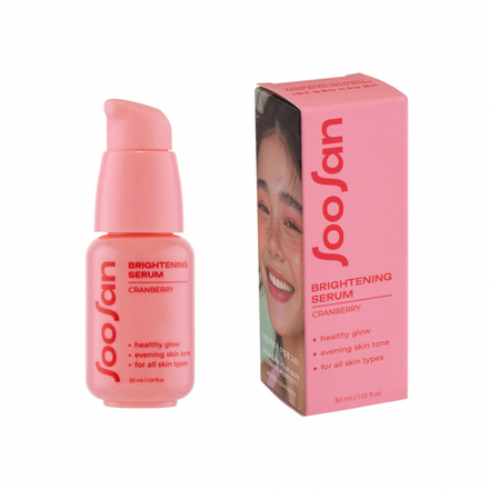 SOOSAN Brightening serum with Cranberry Выравнивающая тон сыворотка с экстрактом клюквы 30мл