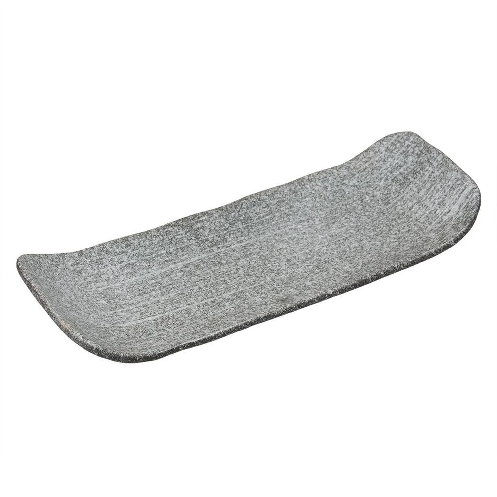 Блюдо прямоугольное 32*12 см h4,2 см с бортами Side Up2 Stone Untouched Taiga P.L. Proff Cuisine [1]